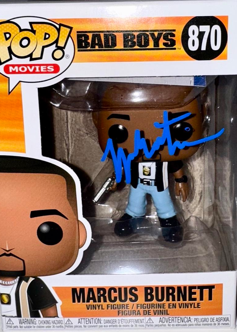 Martin Lawrence Signed Funko Pop #870 Marcus Burnett (Bad Boys) - ACOA